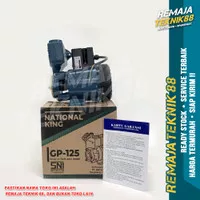 POMPA AIR RUMAH / MESIN PENDORONG AIR / NATIONAL KING GP125 / GP 125