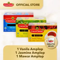 Promo TEH BUNDLING Asli Amplop + Jasmine Amplop + Mawar Tea Ampl + MUG