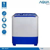 Mesin Cuci AQUA japan QW-781XT | 2 tabung 7 kg QW781XT QW781 XT hijab