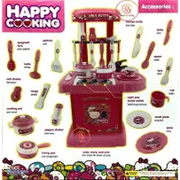 MAINAN ANAK ALAT MASAK SET BP9630 - KITCHEN SET COOKING HELLO KITTY