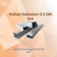 Besi Hollow Galvalum 0.3 GN ukuran 2x4