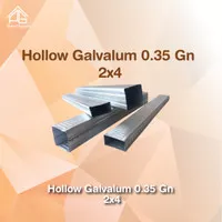 Besi Hollow Galvalum 0.35 ukuran 2x4
