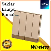 Saklar Lampu Rumah Wireless Switch Tempel Panel Remote Tombol On Off