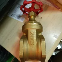 Gate valve 2-1/2" kuningan KITZ asli