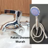 Kran Cabang + Hand Shower Murah / Keran Cabang Shower