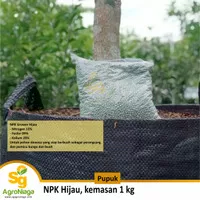 Pupuk NPK Grower Hijau 15 09 20 Kemasan 1 kg