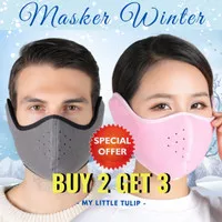 Masker Musim Dingin / Winter Mask / Penutup Hidung Mulut Telinga Tebal
