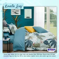 Sprei set motif STAR katun lokal KOALA LEAF