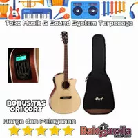 Gitar Akustik Elektrik Cort GAMEDXOP Gitar Cort GA-MEDX OP Bonus Tas