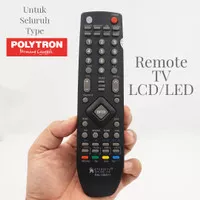 Remot Tv LED-LCD dan Tabung POLYTRON Remote Semua Jenis TV Polytron