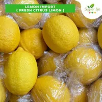 Lemon Import RRC 1 Kg Fresh Grade A Citrus Limon Buah Segar Murah