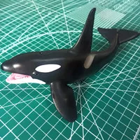 Miniatur Ikan Paus Orca Whale Paus Pembunuh 20 cm Killer Whale