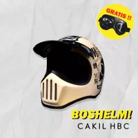 Cakil HBC Just Ride Helm Retro Full Face SNI