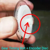 Gear Timing Belt + Encoder Disc HP K209