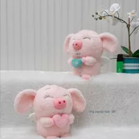 Boneka Babi pink cute Impor