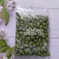 Coklat Greentea Almond / Scandia Greentea almond Kiloan 1000gr / 1 kg