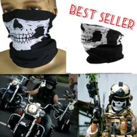 Buff Bandana Masker Topeng Skull Tengkorak ( motor, sepeda, hiking )