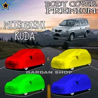 Sarung Mobil MITSUBISHI KUDA Polos WARNA Body Cover Tutup Kuda PREMIUM