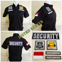 HEM KEMEJA SECURITY EMBLEM NYALA DAPAT DI LEPAS