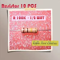 RESISTOR 100K OHM 1/2 W ( 10 PCS )
