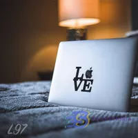 Sticker `Love Apple` untuk segala jenis Laptop
