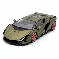Miniatur Diecast Mobil Lamborghini FKP 37 Sian 2020 burago 1:18