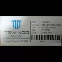 Radiator Honda All New CRV 2.4 Matic AT 2007-2012 Trivindo TR-87124