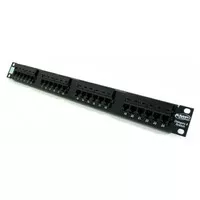 Patch Panel 24 Port Tanpa Modular Jack Cat 6 Cat 5e AMP COMMSCOPE