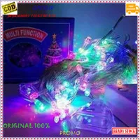 LAMPU NATAL LED 10 METER DISCO LIGHT WARNA WARNI LAMP HIAS RUANGAN DLL