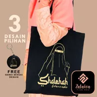 ZALAIVA Tote Bag Muslimah Motif Niqab New Design