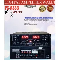 Amplifier walet FirstClass A333 | MESIN PANGGIL WALET FREE BUBBLE DUS