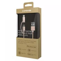 Capdase Posh 2in1 Sync & Charge Cable With Lightning & Micro USB 1,2M