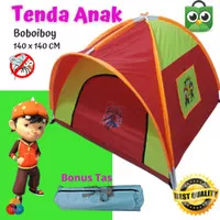 Tenda Anak Karakter Boboiboy Ukuran 140 x 140 cm | Tenda Camping Murah