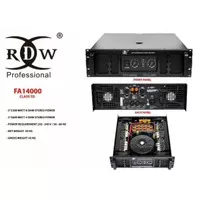 Power amplifier RDW FA14000 class TD 3600watt FA 14000 ORIGINAL