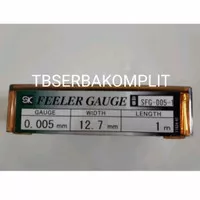 Feeler Gauge SFG-005 0.005mm x 1m Niigata Seiki SK Japan Feeler Gage