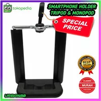 Smartphone Clamp Holder Tripod & Monopod 0.25 Inch Screw Hole