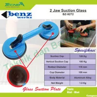 2 Jaw Suction Glass / Kop Kaca 2 Kaki (MT0609)