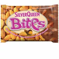 Silverqueen Bites Almond 1 Sachet / Silverqueen Bites Satuan