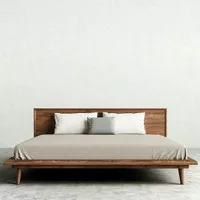 bed dipan minimalis / tempat tidur kayu jati