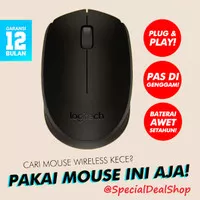 Logitech M170 Mouse Wireles Original ( L066 ) Warna Hitam