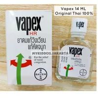 Vapex Inhalant Vape Inhalan Inhaler Minyak Angin Original Thai 14ml