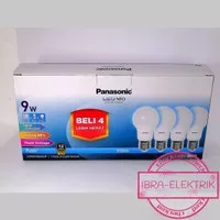 PAKET 4 Pcs Lampu LED NEO 9 Watt PANASONIC