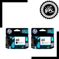 Cartridge Hp 60 Tinta Deskjet F247 Set Color Dan Black