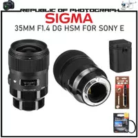 Sigma 35mm f/1.4 DG HSM Art Lens for Sony E - Sigma 35mm F1.4 For Sony