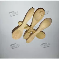 Wooden Spoon / Sendok Madu / Sendok Buah / Sendok Es 12,5 cm