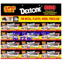Dextone 808 12pc Lem Super Glue Superglue Powerglue Power Korea 3 gr