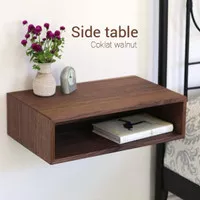 meja nakas minimalis side table bedside table / floating shelves