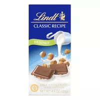 Lindt Classic Recipe Milk Chocolate Hazelnut 125g
