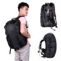 Cover Bag anti air/fun cover bag/raincoat bag/penutup tas backpack - Navy