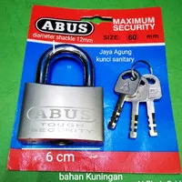 Gembok Abus 60MM Leher Pendek